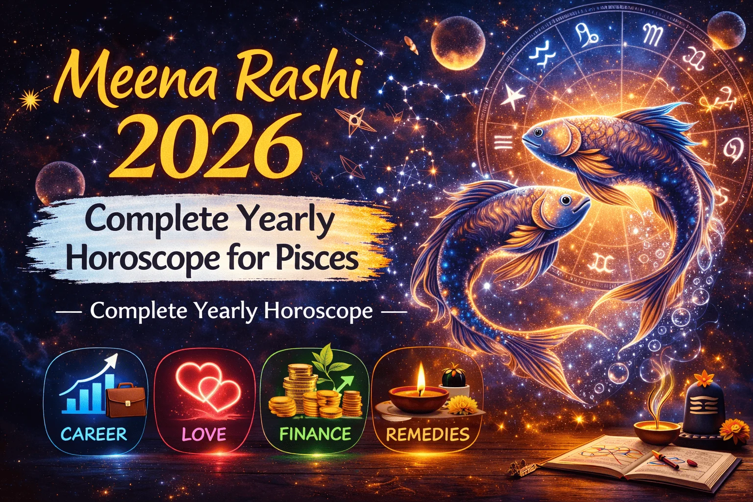 Meena (Pisces) Rashi 2026: Complete Pisces Horoscope Guide