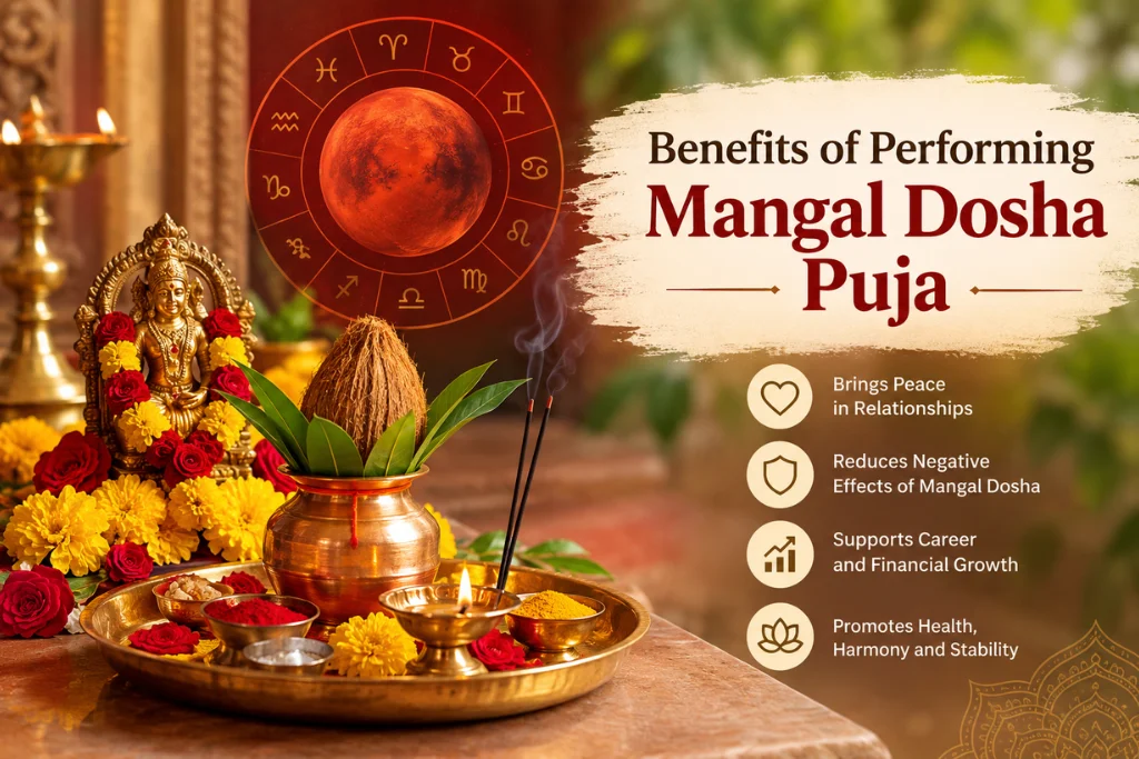 Benefits of performing Mangal Dosha Puja